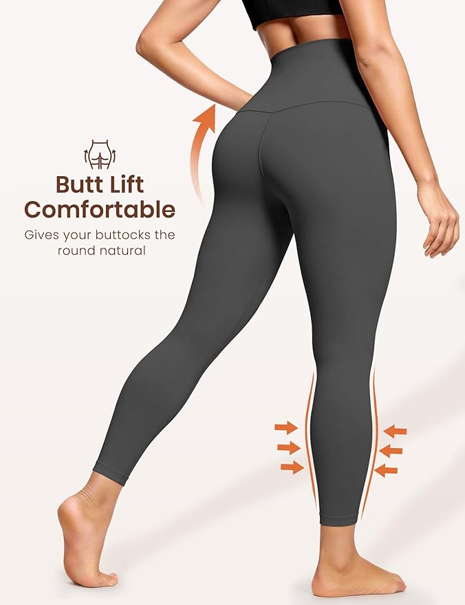 Laite Hebe Leggings for Women - High Waisted Full Length Buttery Soft Yoga Pants for Workout Athletic Daily
