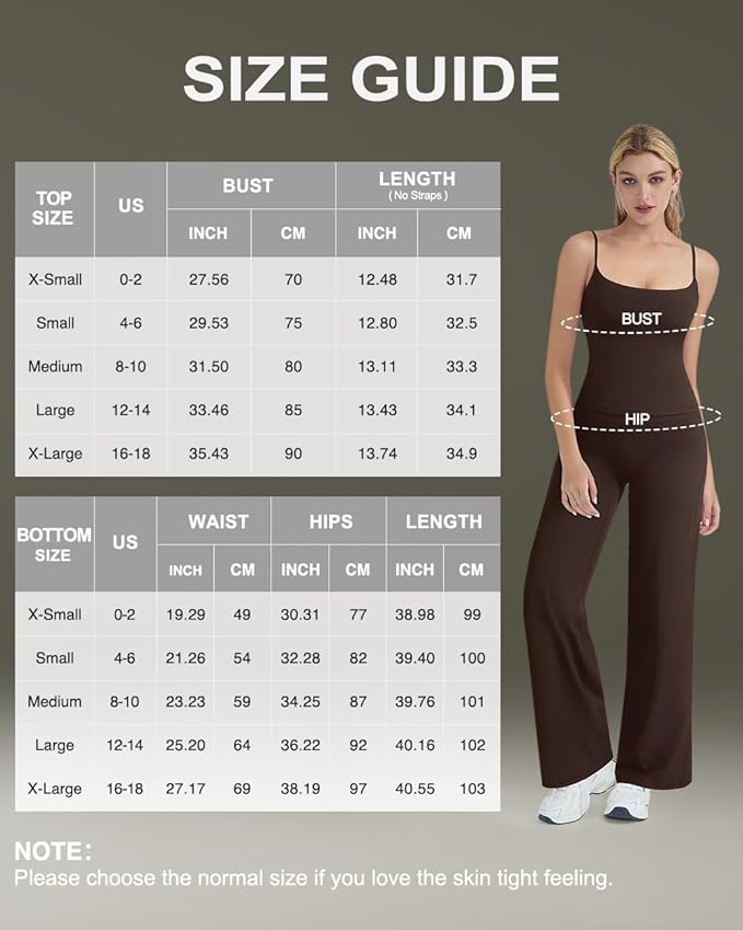 OMKAGI Workout Sets for Women Padded Tank Tops Matching Straight Leg Yoga Outfits