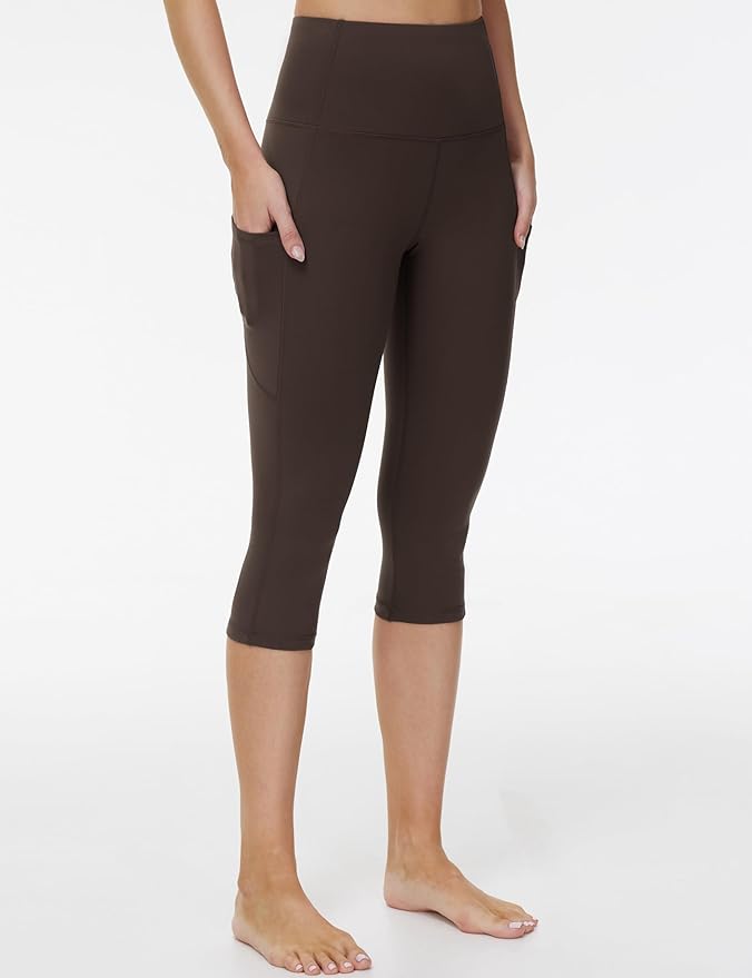 Dragon Fit High Waist Yoga Leggings with 3 Pockets,Tummy Control Workout Running 4 Way Stretch Yoga Pants