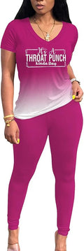 Lounge Sets for Women 2 Piece Summer Casual Jogger Workout Outfits Short Tops Long Pant Sweat suit leggings set