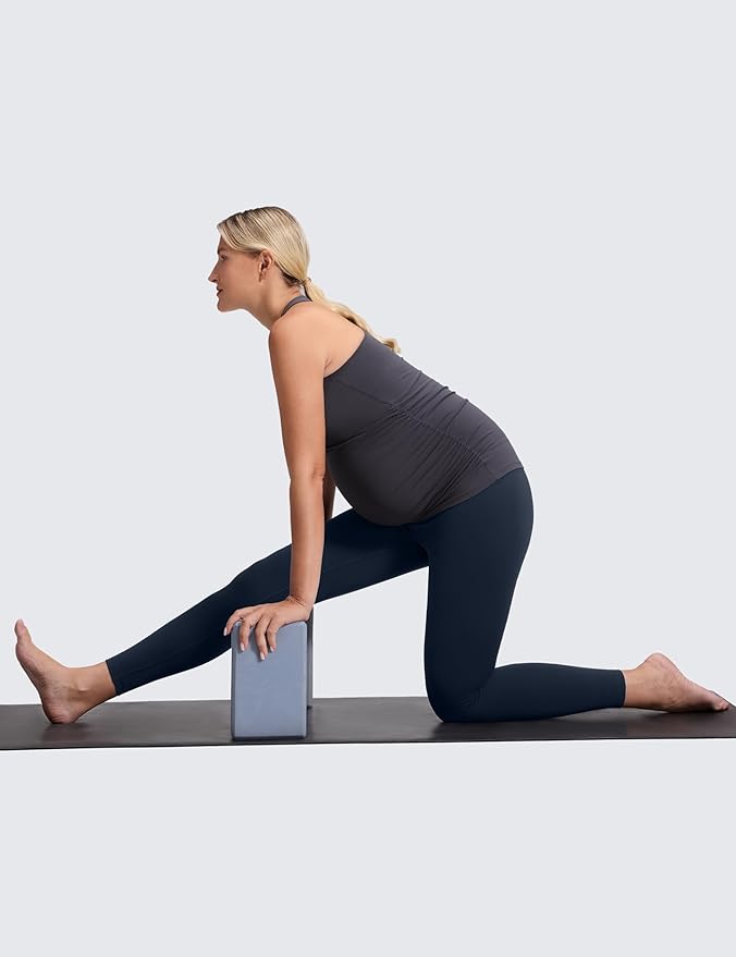 CRZ YOGA Butterluxe Maternity Leggings 25" - Over The Belly Buttery Soft Workout Activewear Yoga Womens Pregnancy Pants