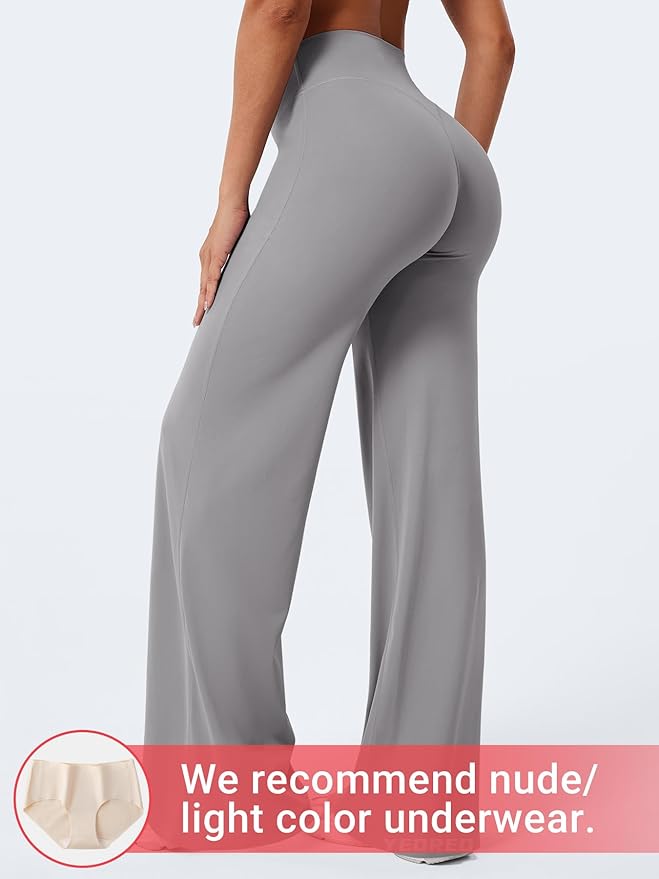 YEOREO Workout Leggings Womens No Front Seam Straight Leggings 29"/ 31.5"/ 33"/ 35" High Waist Buttery Eddiy Gym Yoga Pants