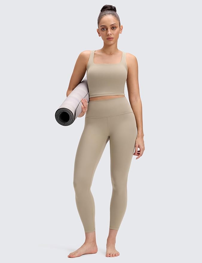 CRZ YOGA Butterluxe Yoga Leggings 25" - High Waisted Buttery Soft Womens Workout Lounge Pants