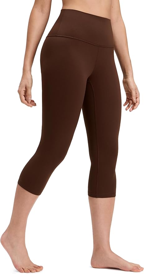 CRZ YOGA Butterluxe Yoga Capris Leggings 19'' - High Waisted Workout Buttery Soft Athletic Lounge Womens Crop Pants