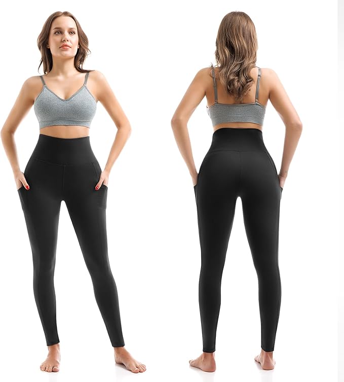 SINOPHANT 3 Pack Leggings for Women - High Waisted Buttery Soft Yoga Pants for Workout Athletic Sports