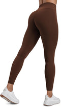 CRZ YOGA Secretsculpt Butterlift Workout Leggings 25" - No Front Seam High Waisted Womens Yoga Pants Booty Scrunch Butt