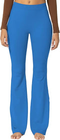 Sunzel Flare Leggings, Crossover Yoga Pants with Tummy Control, High-Waisted and Wide Leg