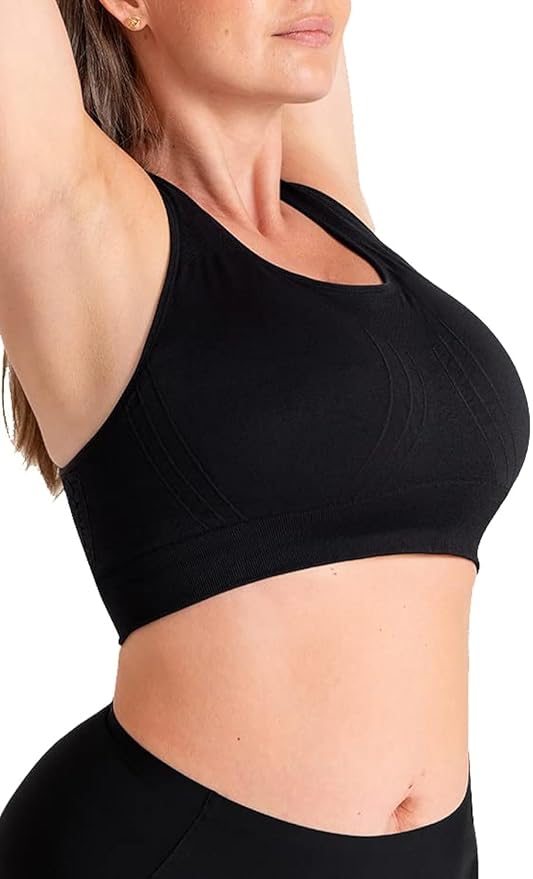 SHAPERMINT Sports Bras for Women - Workout Bras for Women, Plus Size Sports Bra, Workout Tops for Women High Support