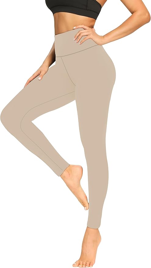 FULLSOFT Buttery Soft Leggings for Women - High Waisted Tummy Control No See Through Workout Yoga Cycling Tights Pants