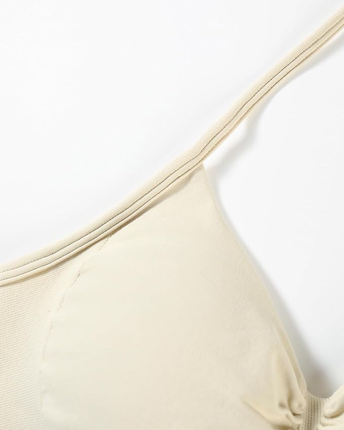 AUROLA Influence Strappy Bra Sports Bras for Women, Backless Padded Impact Strappy Bra Workout Gym Yoga with Removable Cups