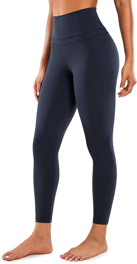 CRZ YOGA Naked Feeling Workout Leggings 25'' - High Waist Yoga Training Tight Womens Pants