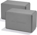 Trideer Yoga Blocks 2 Pack, Soft Non-Slip Foam Blocks with Beveled Edges for Alignment and Stretching in Yoga, Pilates, and Dance - Supportive, Lightweight, Odor Resistant, Latex-Free