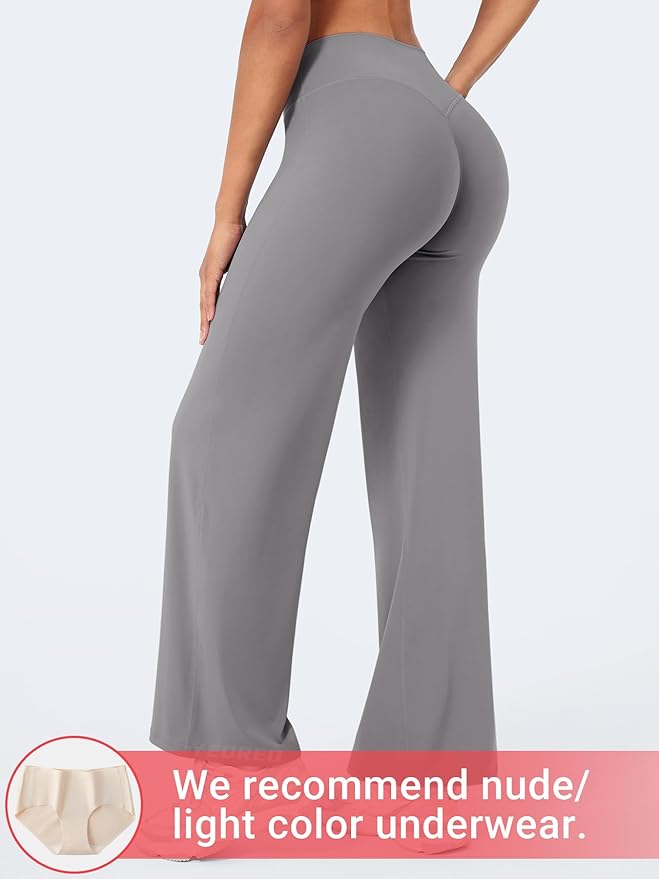YEOREO Workout Leggings Womens No Front Seam Straight Leggings 29"/ 31.5"/ 33"/ 35" High Waist Buttery Eddiy Gym Yoga Pants