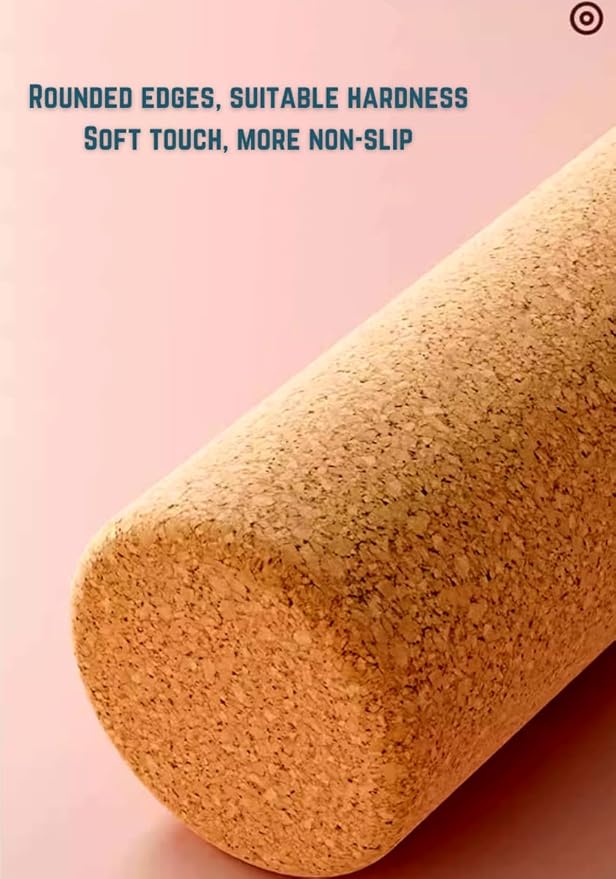Cork Roller -Large,Foam Rollers Substitute for Muscle Restoration, Massage Therapy, Sport Recovery and Physical Therapy -24in