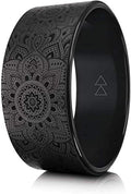 YOGA DESIGN LAB | THE YOGA WHEEL | Eco Printed, Extra Strength, Padded, Dharma Exercise Wheel | Designed in Bali | Enhance Your Postures and Stretch Deeper