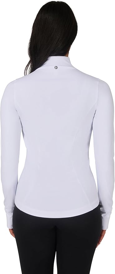 90 Degree By Reflex Full Zip Running Track Jacket Lightweight Athletic Slim Fit Jacket with Thumbholes
