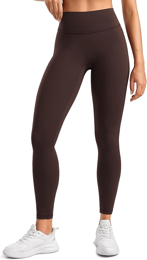 INGIA Womens High Waisted No Front Seam Lounge Yoga Legging 25" Workout Tummy Control Gym Yoga Pants
