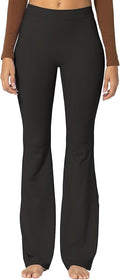 Sunzel Flare Leggings, Crossover Yoga Pants with Tummy Control, High-Waisted and Wide Leg
