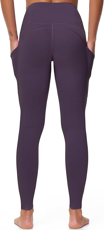 Dragon Fit High Waist Yoga Leggings with 3 Pockets,Tummy Control Workout Running 4 Way Stretch Yoga Pants