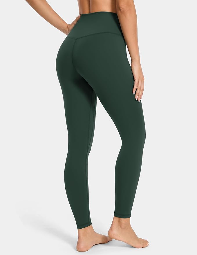 Colorfulkoala Women's High Waisted Tummy Control Workout Leggings Full Length Ultra Soft Yoga Pants 28"
