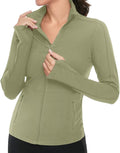 VUTRU Women's Workout Yoga Jacket Full Zip Running Athletic Track Jacket