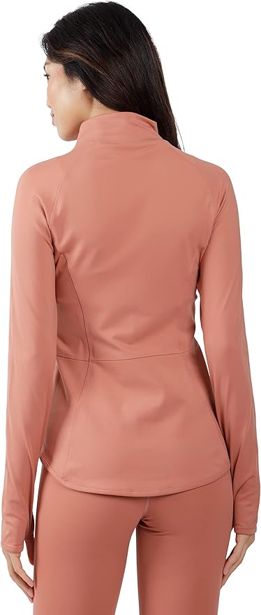 Yogalicious Womens Ultra Soft Lightweight Full Zip Yoga Jacket with Pockets