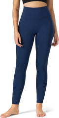 Colorfulkoala Dreamlux No Front Seam Leggings for Women 25"/28" Inseam, High Waisted Buttery Soft Yoga Pants