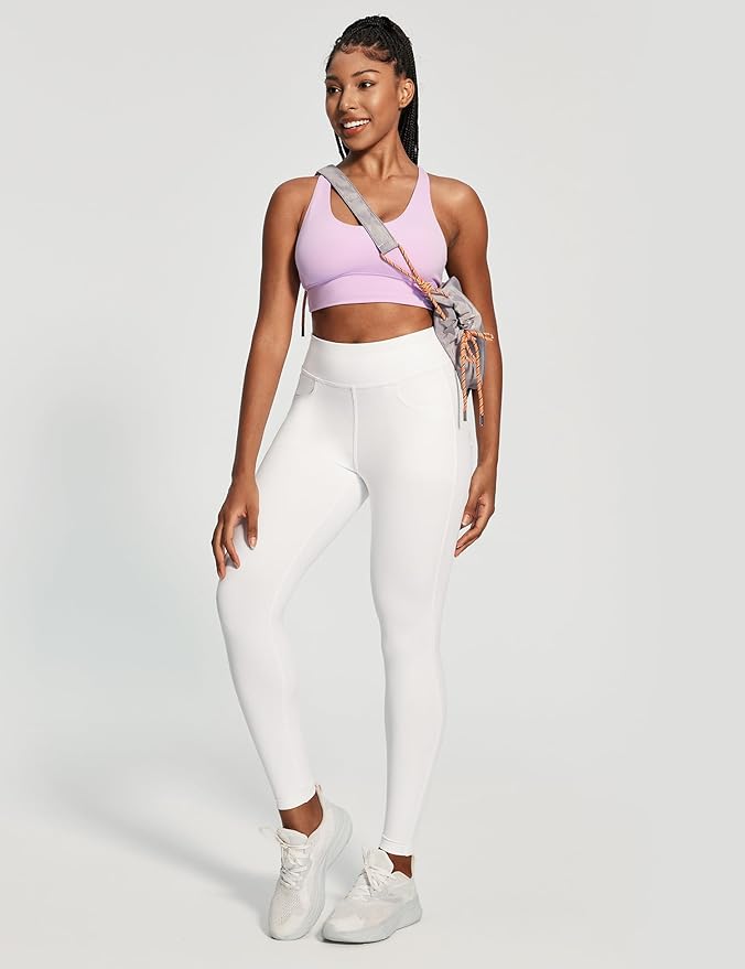IUGA High Waist Yoga Pants with Pockets, Leggings for Women Tummy Control, Workout Leggings for Women 4 Way Stretch