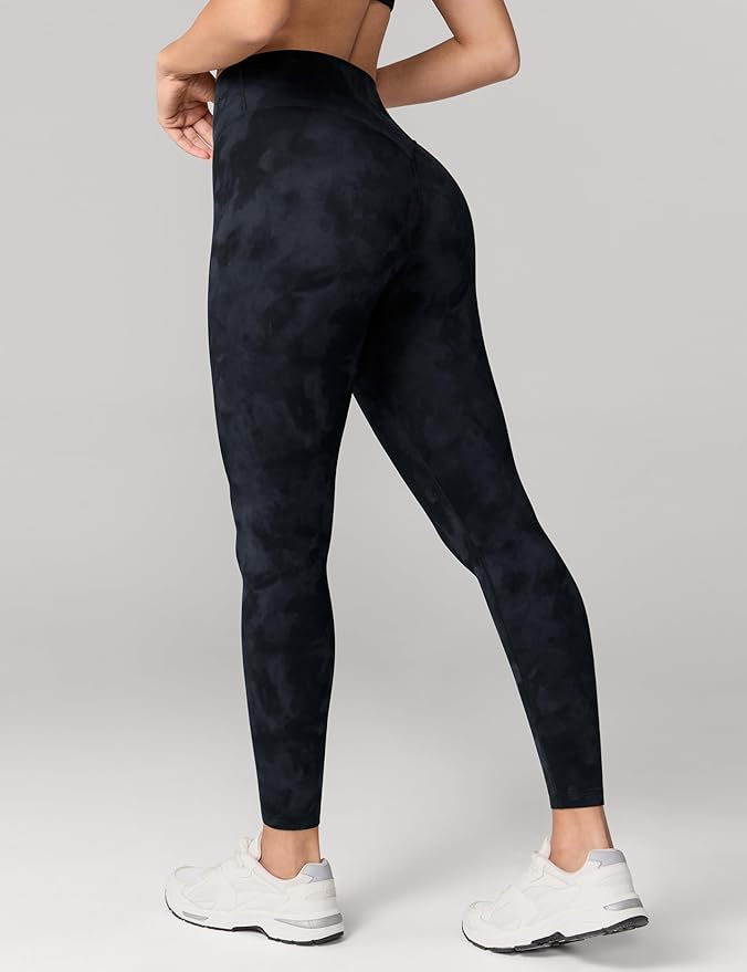 UNISSU Hugcurve No Front Seam High Waisted Workout Leggings for Women Buttery Soft Yoga Pants Gym Athletic Tights - 25''