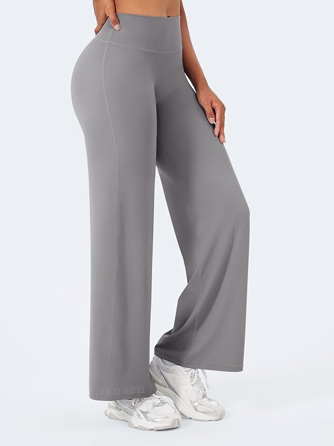 YEOREO Workout Leggings Womens No Front Seam Straight Leggings 29"/ 31.5"/ 33"/ 35" High Waist Buttery Eddiy Gym Yoga Pants