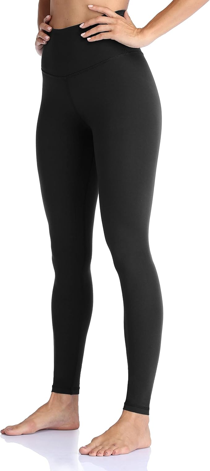 Colorfulkoala Women's High Waisted Tummy Control Workout Leggings Full Length Ultra Soft Yoga Pants 28"