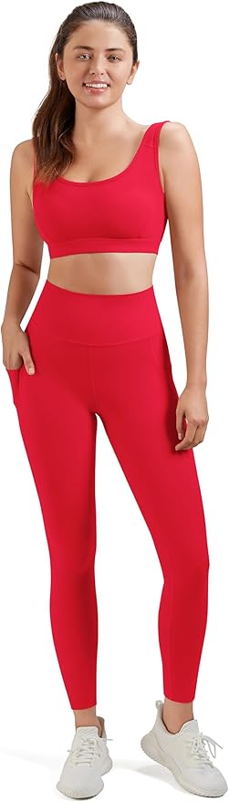 CHARMKING High Waisted Leggings for Women Soft Tummy Control Pants Non See Through Workout Yoga Pants for Running Plus Size