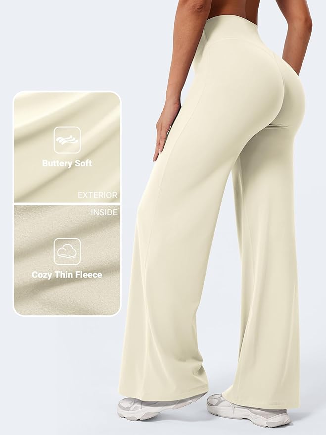 YEOREO Workout Leggings Womens No Front Seam Straight Leggings 29"/ 31.5"/ 33"/ 35" High Waist Buttery Eddiy Gym Yoga Pants
