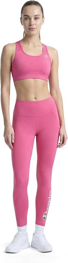 Champion Women's Sports Bra, Compression, Moisture Wicking, High-Impact Sports Bra for Women