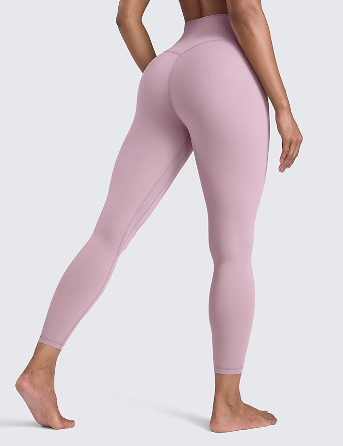 CRZ YOGA Butterlift Workout Leggings 25" - High Waisted Pilates Gym Athletic Womens Yoga Pants Buttery Soft