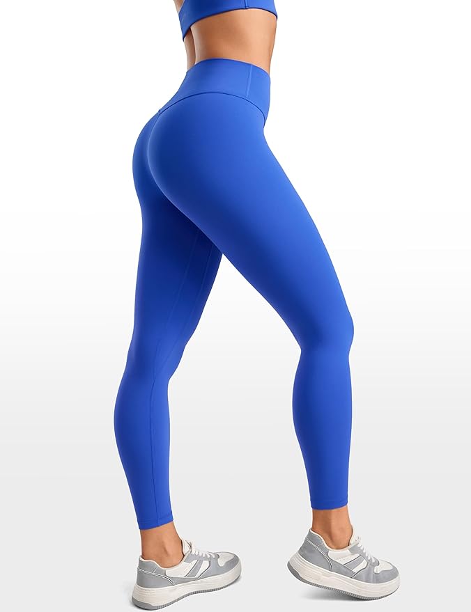 INGIA Womens High Waisted No Front Seam Lounge Yoga Legging 25" Workout Tummy Control Gym Yoga Pants