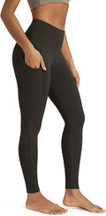 ODODOS Women's High Waisted Yoga Leggings with Pockets, Tummy Control Non See Through Workout Athletic Running Yoga Pants