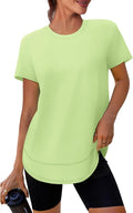 XIEERDUO Womens Workout Tops Short Sleeve Shirts Quick Dry Outfits for Hiking Running S-3XL