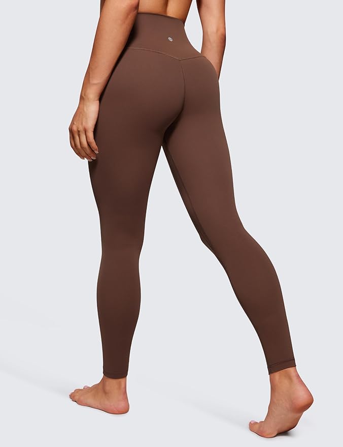 CRZ YOGA Womens Butterluxe High Waisted Yoga Leggings 28" - Double Seamed Buttery Soft Comfy Athletic Gym Workout Pants