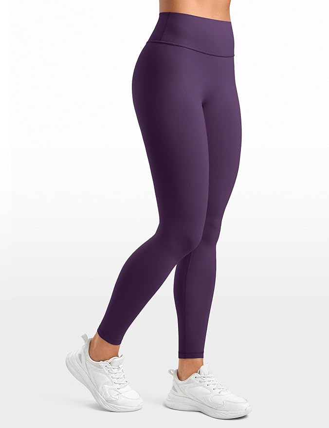INGIA Womens High Waisted No Front Seam Lounge Yoga Legging 25" Workout Tummy Control Gym Yoga Pants