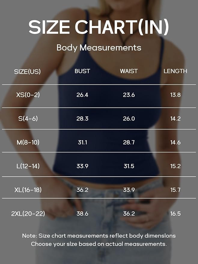 PINKMSTYLE Women's Basic Double Lined Scoop Neck Tank Tops Adjustable Cami Tank Summer Sleeveless Tops