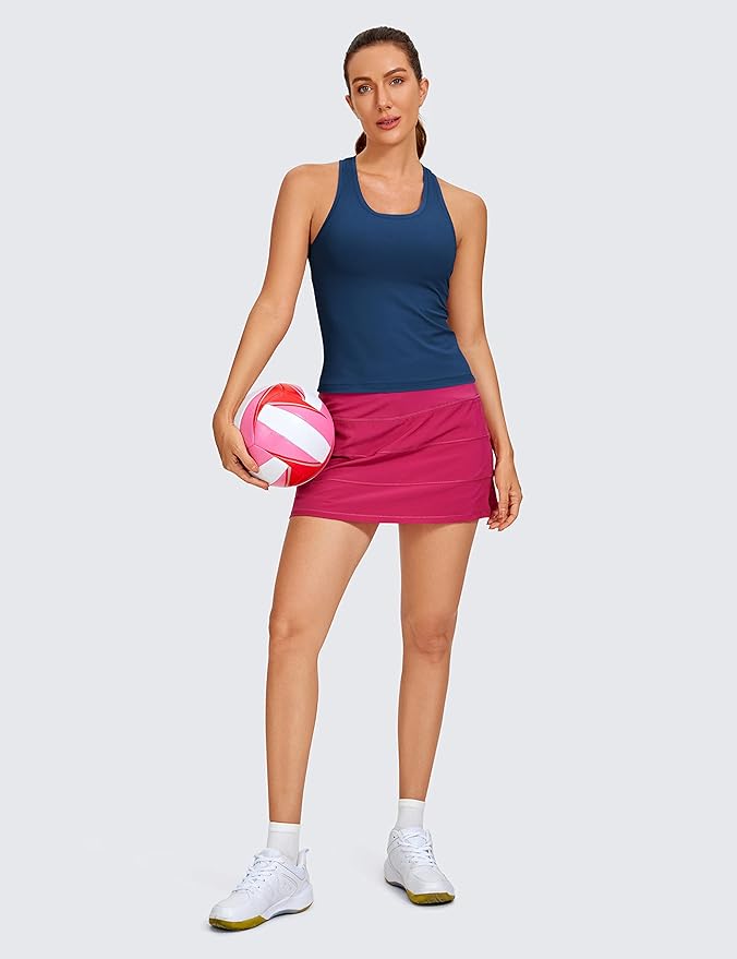 CRZ YOGA Butterluxe Racerback Tank Tops for Women - Yoga Workout Casual Gym Athletic Camisole Tight Sleeveless Shirts