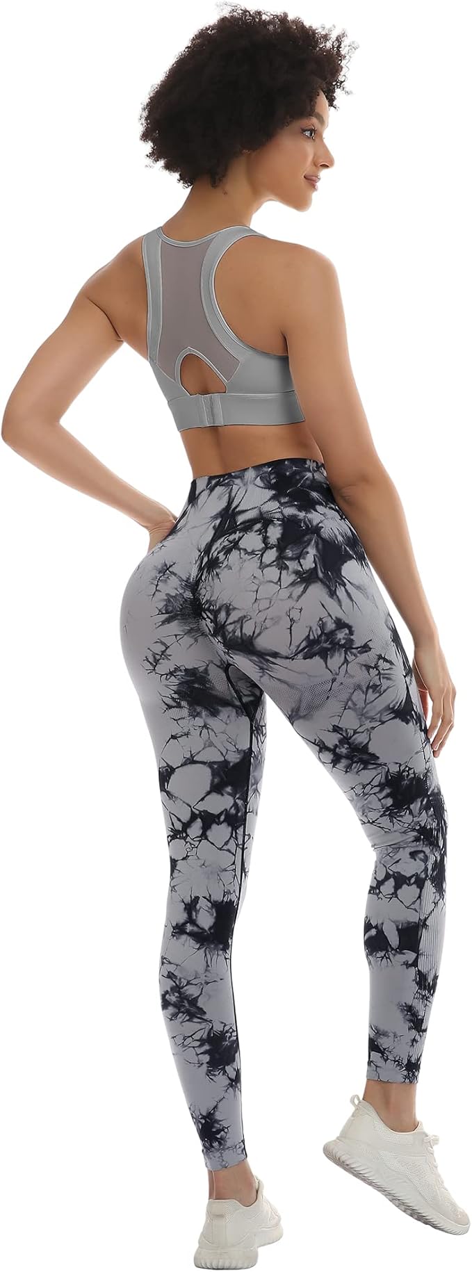 CHRLEISURE Workout Leggings Sets for Women, Gym Scrunch Butt Butt Lifting Seamless Leggings 3 Piece