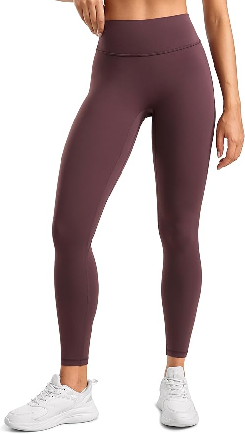 INGIA Womens High Waisted No Front Seam Lounge Yoga Legging 25" Workout Tummy Control Gym Yoga Pants