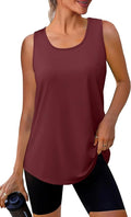 WIHOLL Workout Tops for Women Summer Athletic Tank Tops Sleeveless Shirts Beach Lightweight Gym Clothes