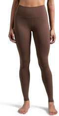 Colorfulkoala Dreamlux No Front Seam Leggings for Women 25"/28" Inseam, High Waisted Buttery Soft Yoga Pants