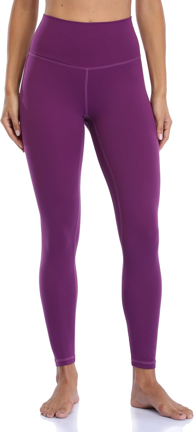 YUNOGA Women's Ultra Soft High Waisted Seamless Leggings Tummy Control Yoga Pants