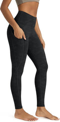 ODODOS Women's High Waisted Yoga Leggings with Pockets, Tummy Control Non See Through Workout Athletic Running Yoga Pants