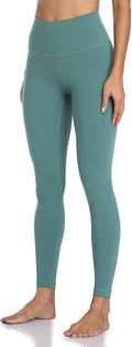 Colorfulkoala Women's High Waisted Tummy Control Workout Leggings Full Length Ultra Soft Yoga Pants 28"