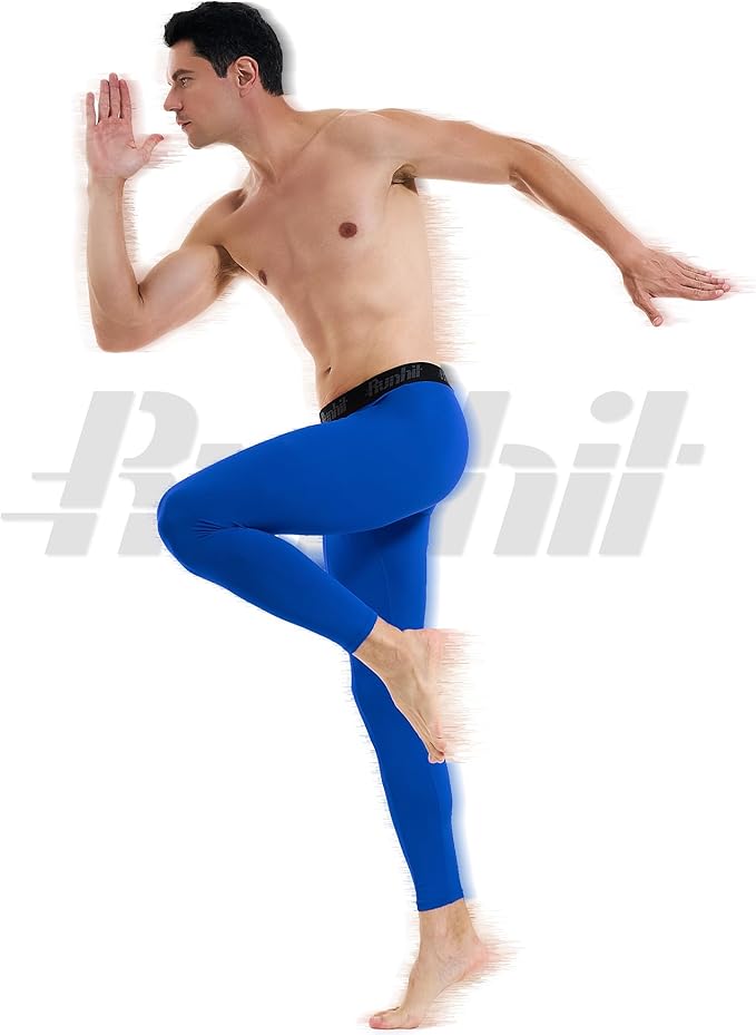 Runhit Men’s Compression Pants Running Tights Workout Leggings Athletic Base Layer Pants for Sports Yoga Basketball